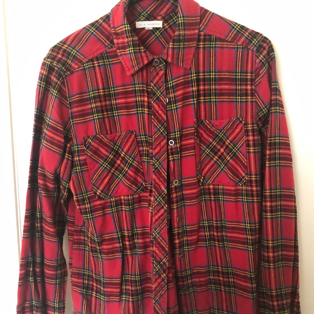 LA hearts flannel